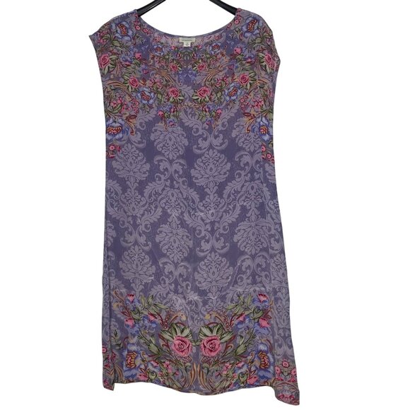 Sundance Impressions Floral Dress Sz MED Lightweight Cottage Boho Viscose - Picture 1 of 6
